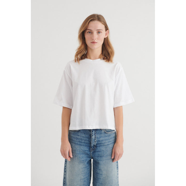 Basic Apparel - Raji Peace &amp; Love T-shirt - Riviera/Chicory Coffee