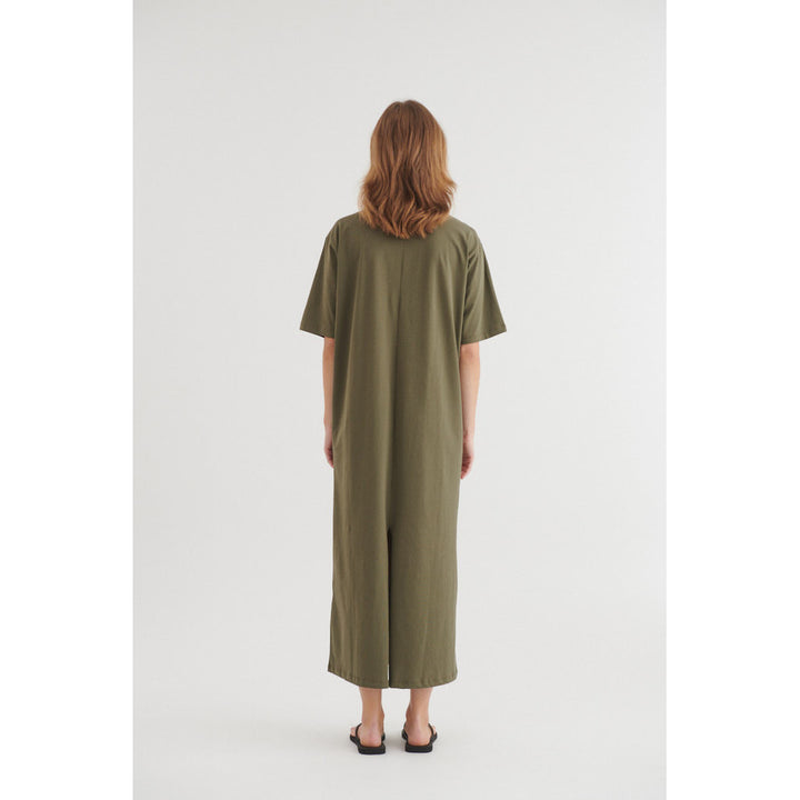 Basic Apparel - Raja T-shirt Kjole - Army