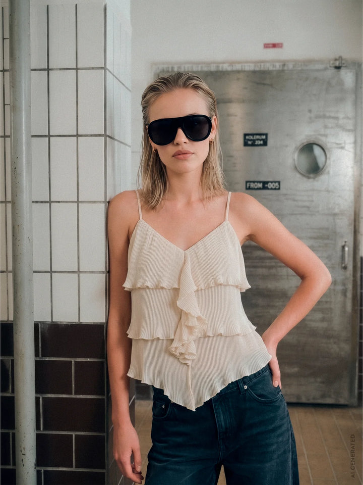 Gossia - Bayia Top - Creme