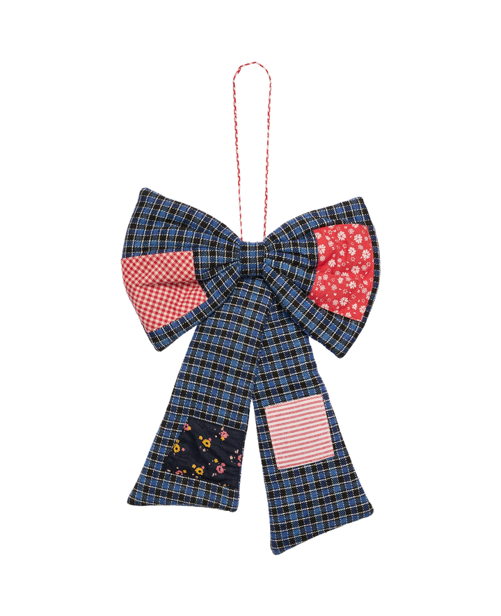 Sissel Edelbo - Large Bow - Blue Checks