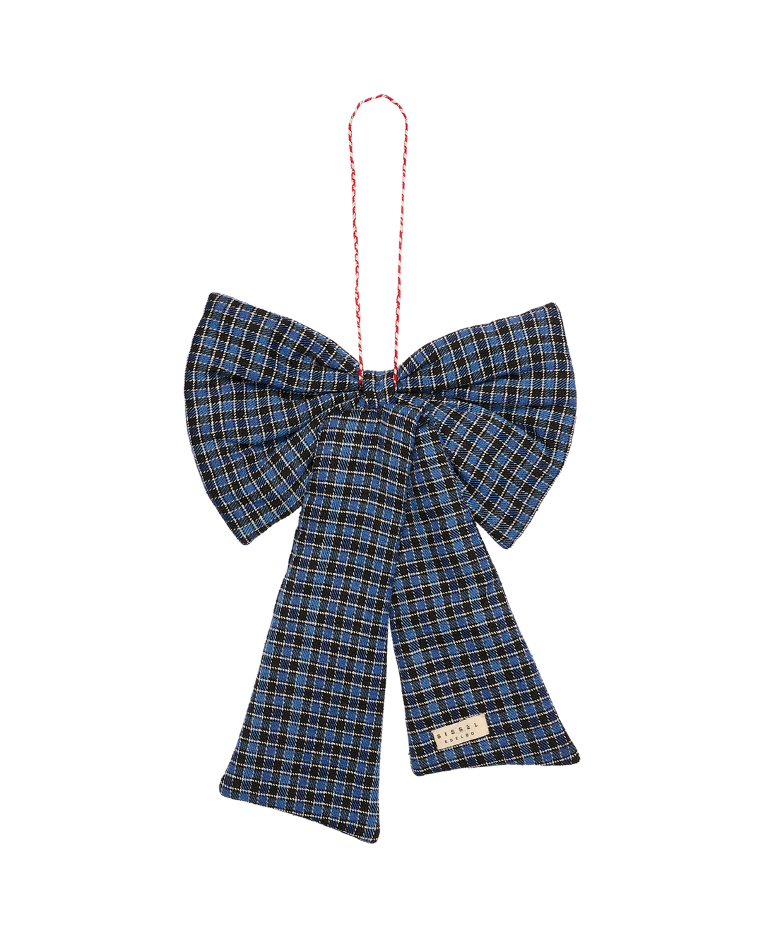 Sissel Edelbo - Large Bow - Blue Checks