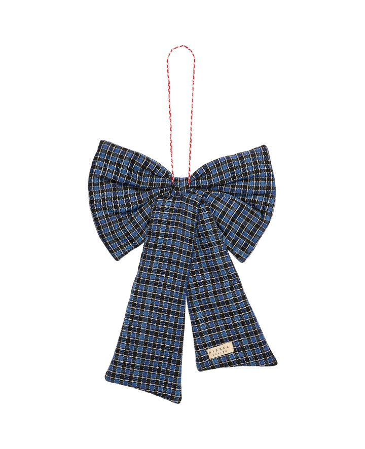 Sissel Edelbo - Large Bow - Blue Checks