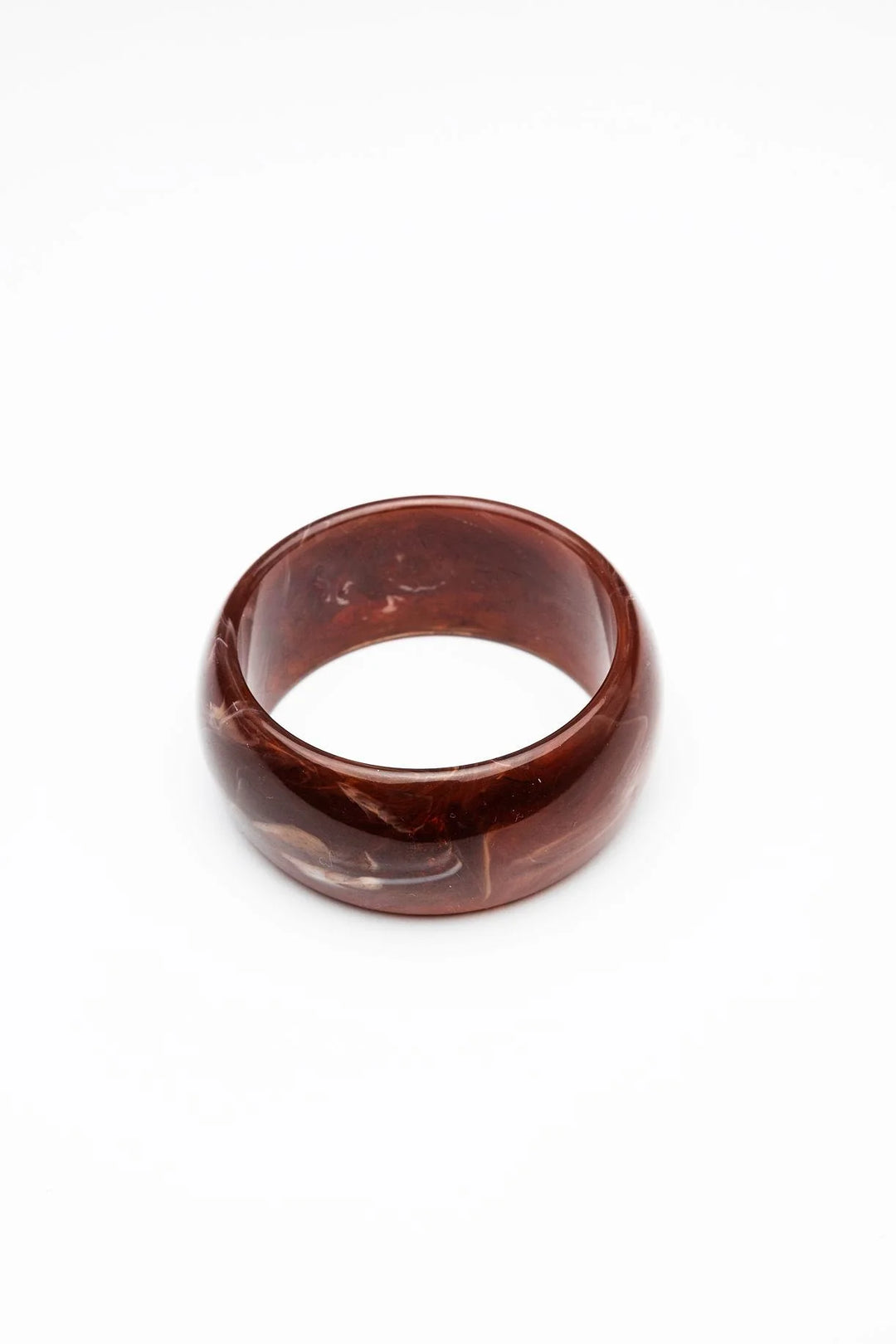 Bow 19 - Big Bracelet - Marble Brown