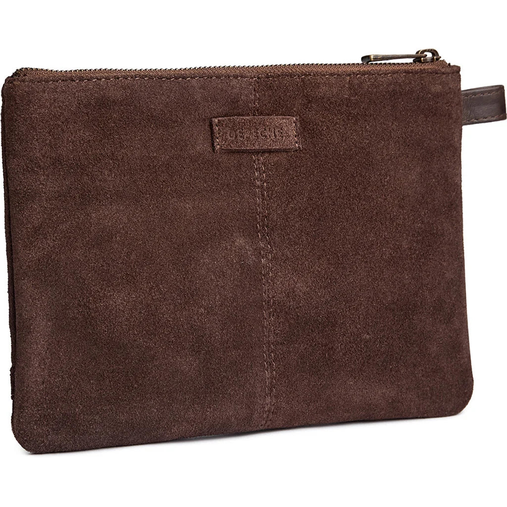 Depeche - Bilbao Clutch ruskind - Chocolate - ONESIZE