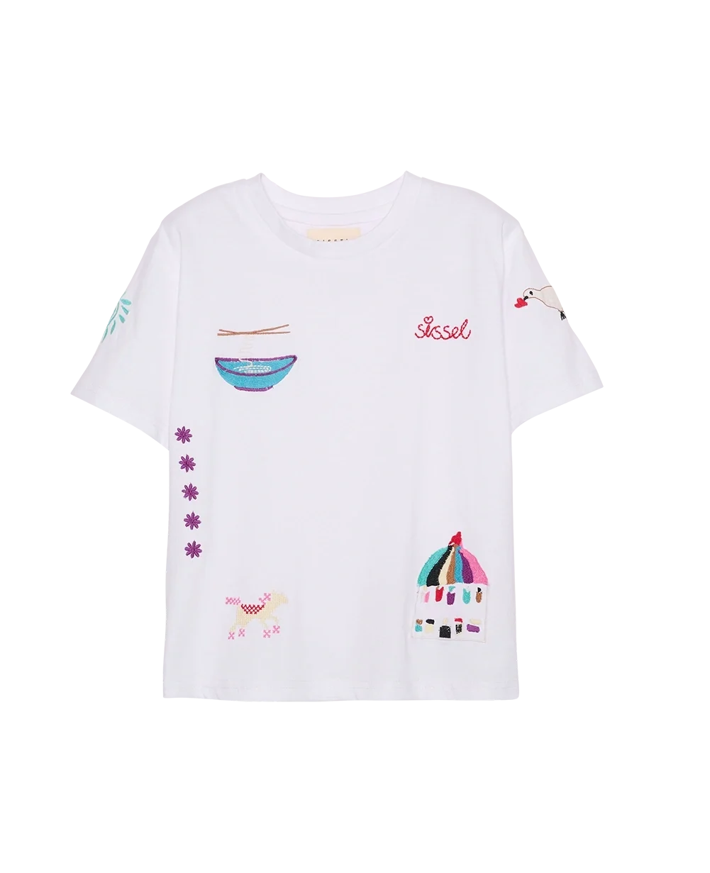 Sissel Edelbo - Billie Mini T-Shirt - White