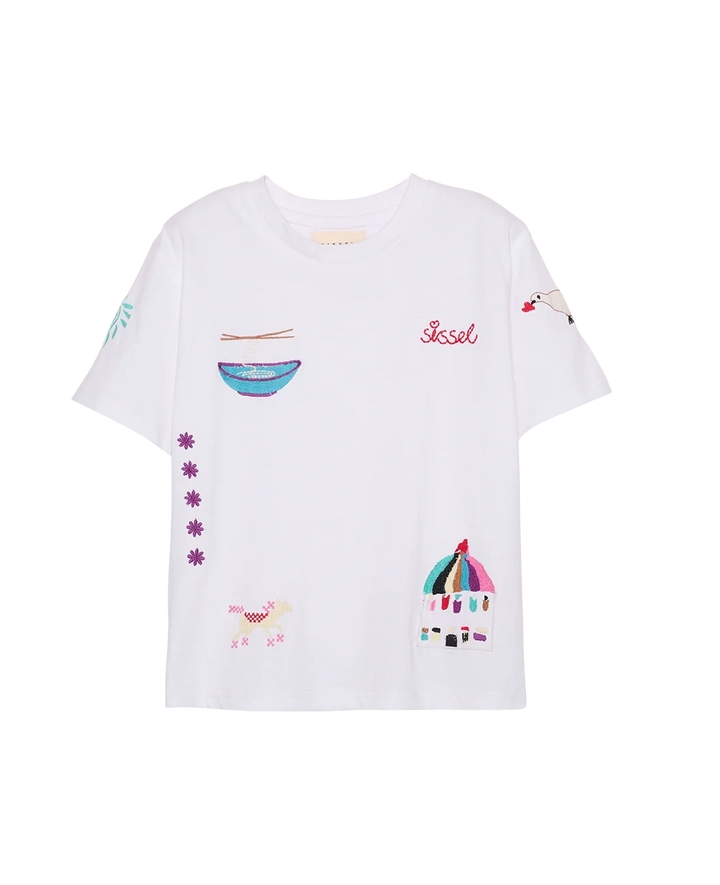 Sissel Edelbo - Billie Mini T-Shirt - White
