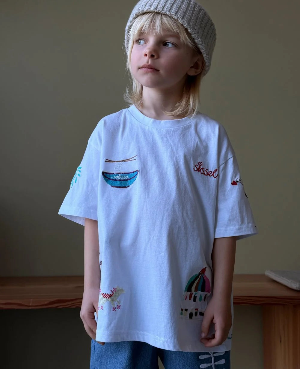 Sissel Edelbo - Billie Mini T-Shirt - White