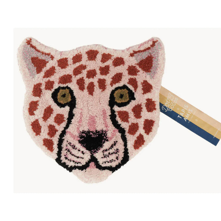 Doing Goods - Pinky Leopardhoved - tæppe
