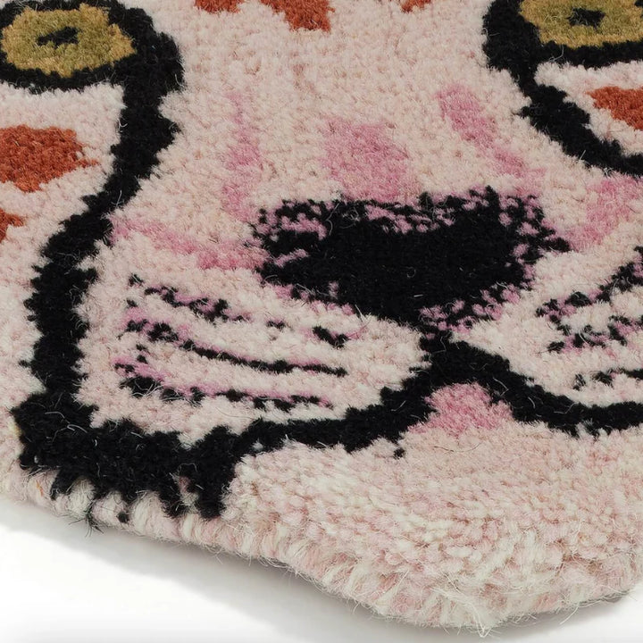 Doing Goods - Pinky Leopardhoved - tæppe
