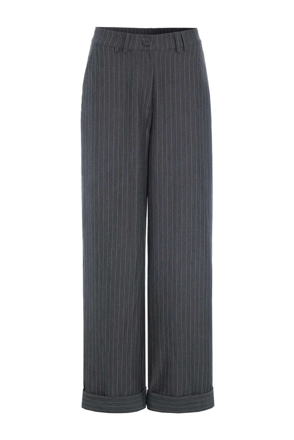 Female - Billie Trousers - Grey Pinstripe