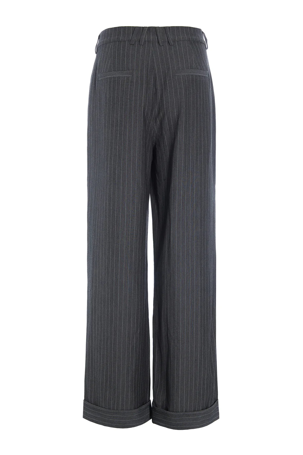 Female - Billie Trousers - Grey Pinstripe