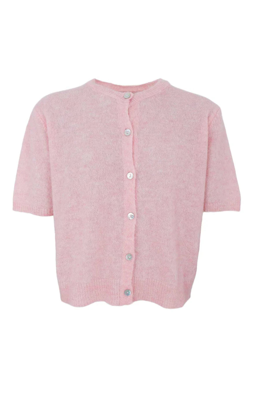 Black colour - Dell SS Cardigan - Rose