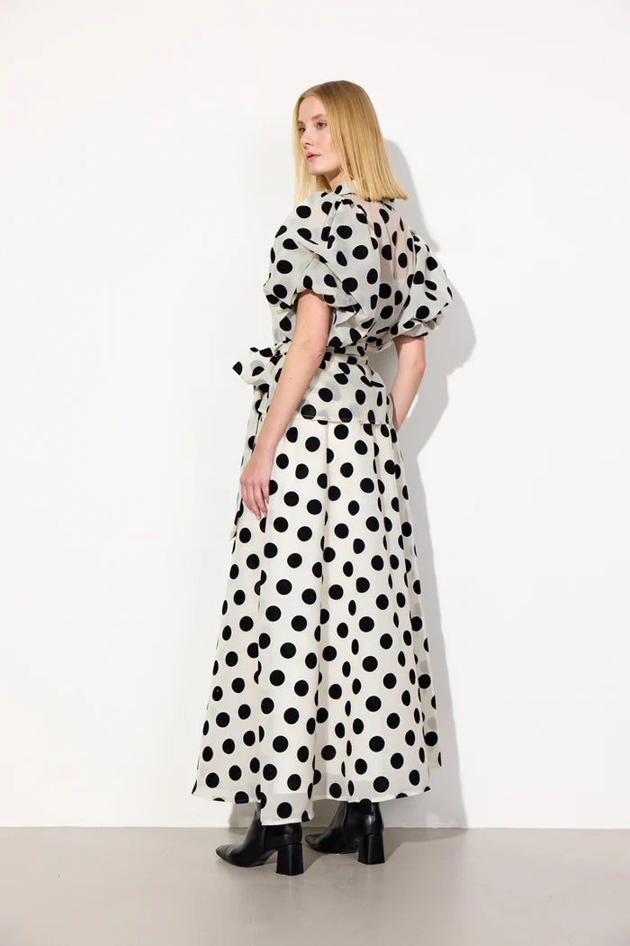 Hunkøn - bobby long skirt - dots