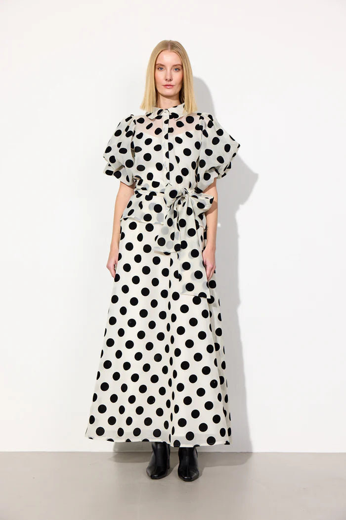 Hunkøn - bobby long skirt - dots
