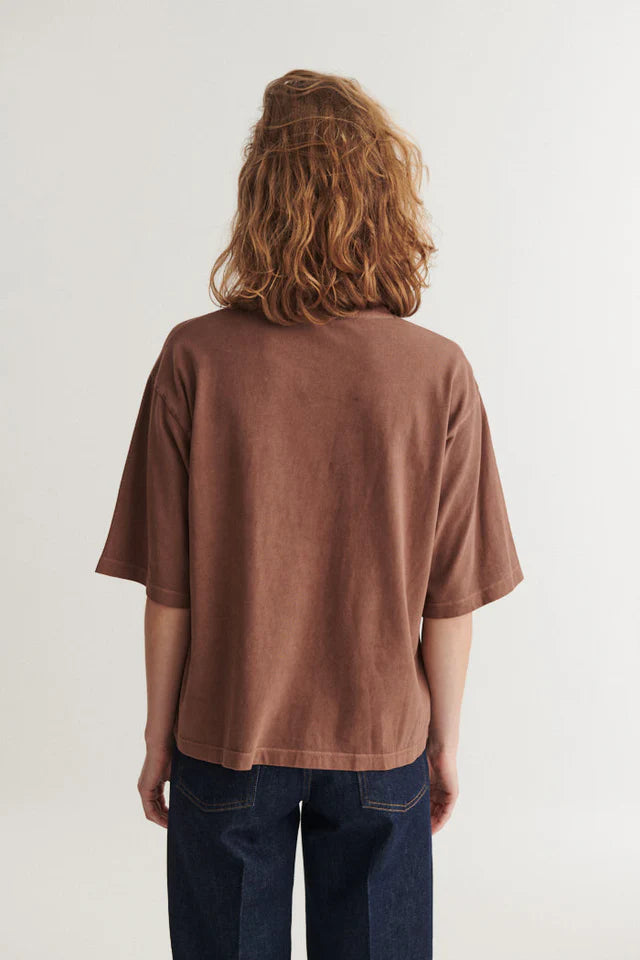 Basic Apparel - Boni SS T-Shirt - Fondue fudge