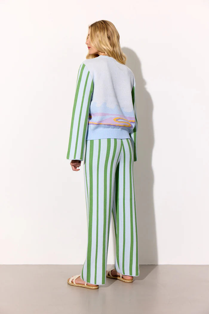 Female - Bubbles Blouse - Blue Sea