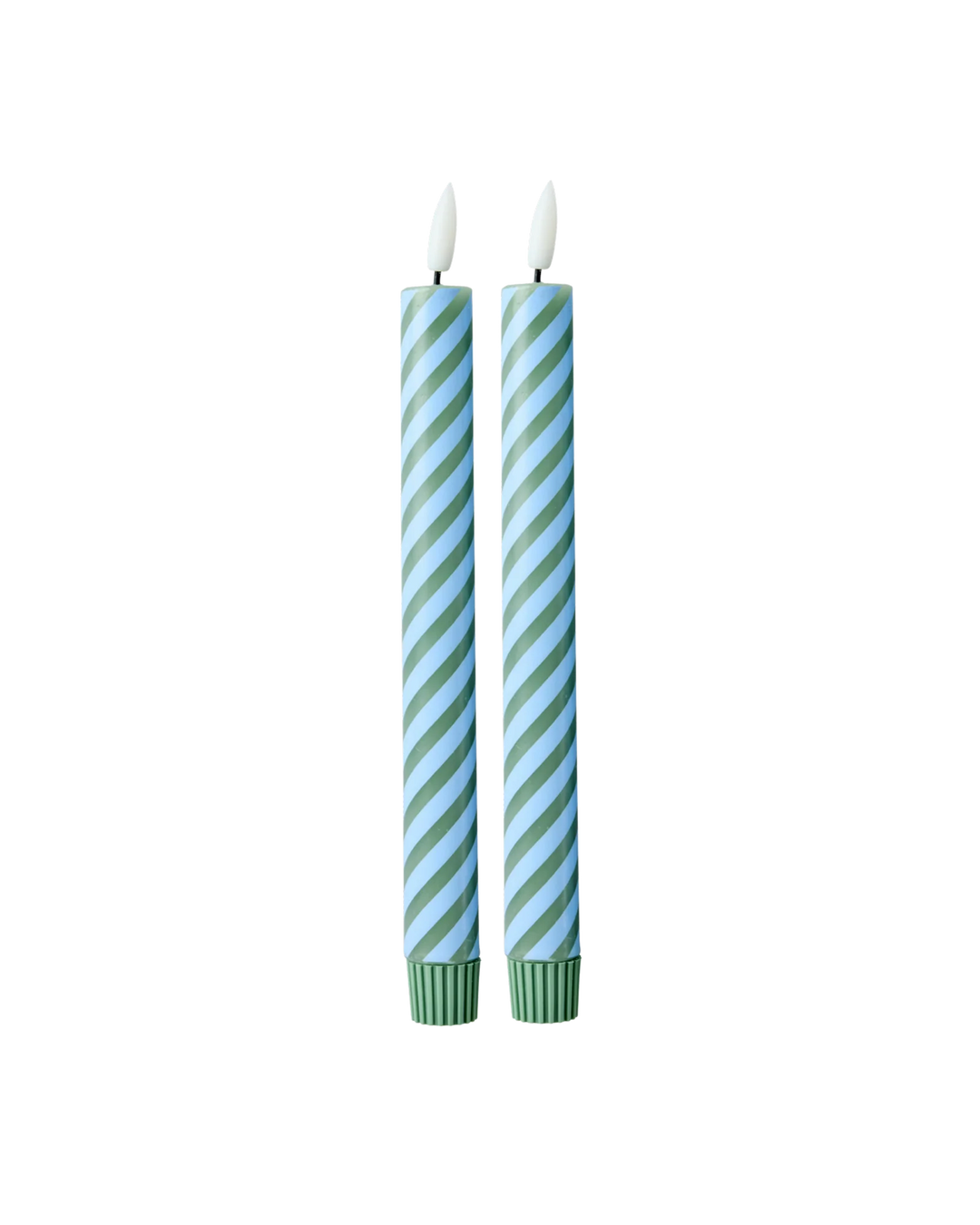 Rice - LED Candles - Blue - 2-pack