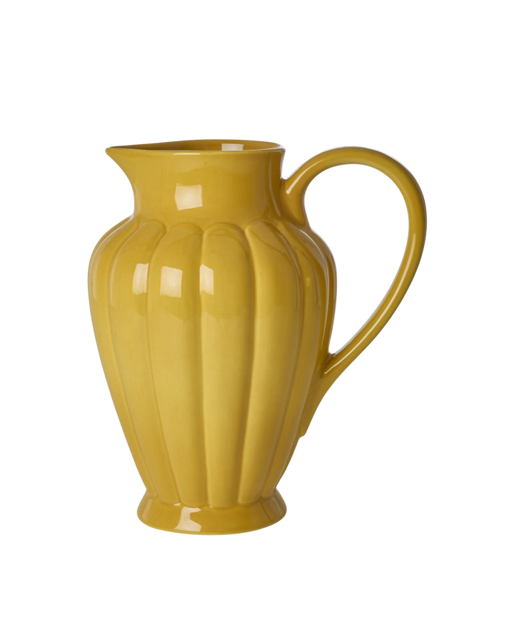 Rice - Ceramic Pitcher - Yellow