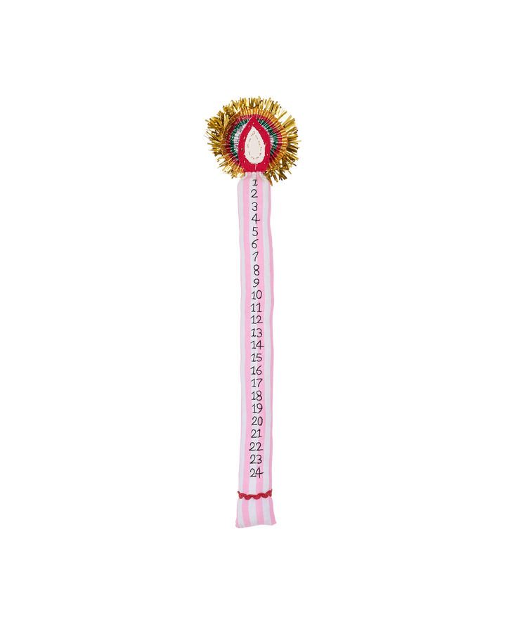 Sissel Edelbo - Kalenderlys - Pink Stripes - Onesize