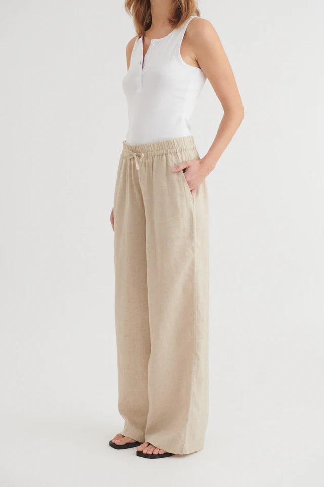 Basic Apparel - Carina Bukser - Natural Melange