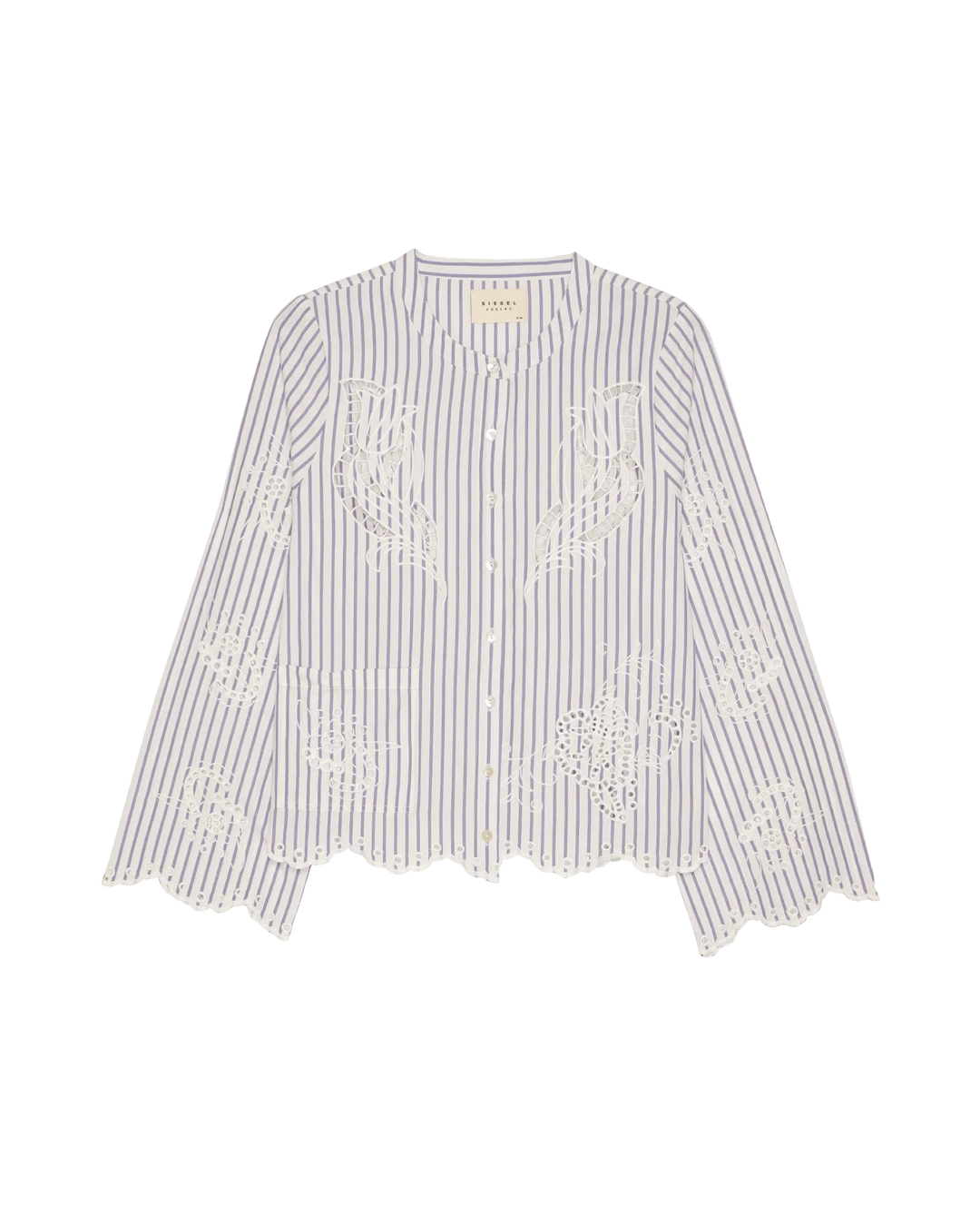 Sissel Edelbo - Cecilie Skjorte - Purple Stripes