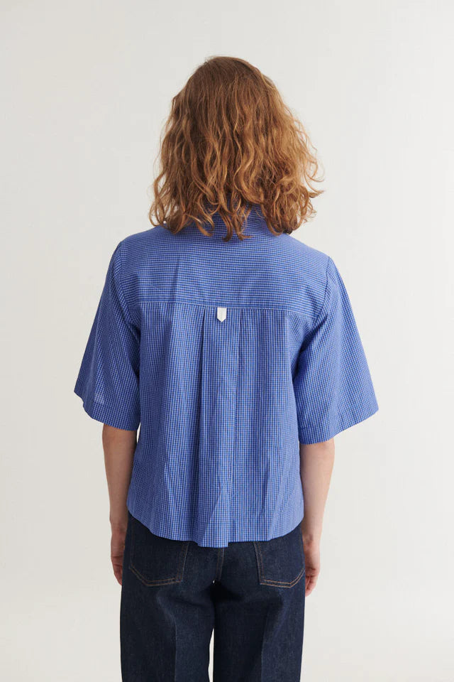 Basic Apparel - Chane SS skjorte - Sodalite blue