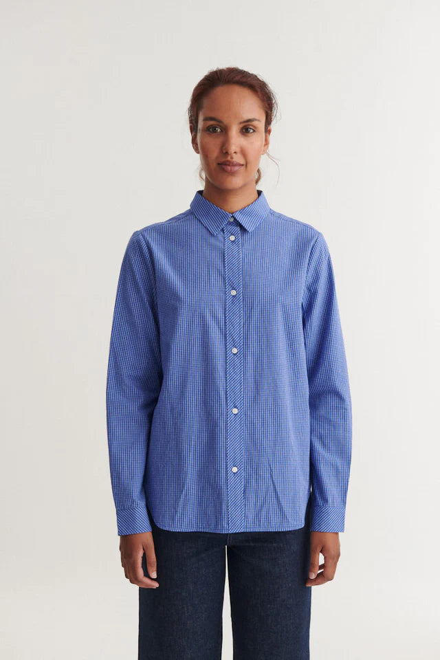 Basic Apparel - Channe Skjorte - Sodalite Blue