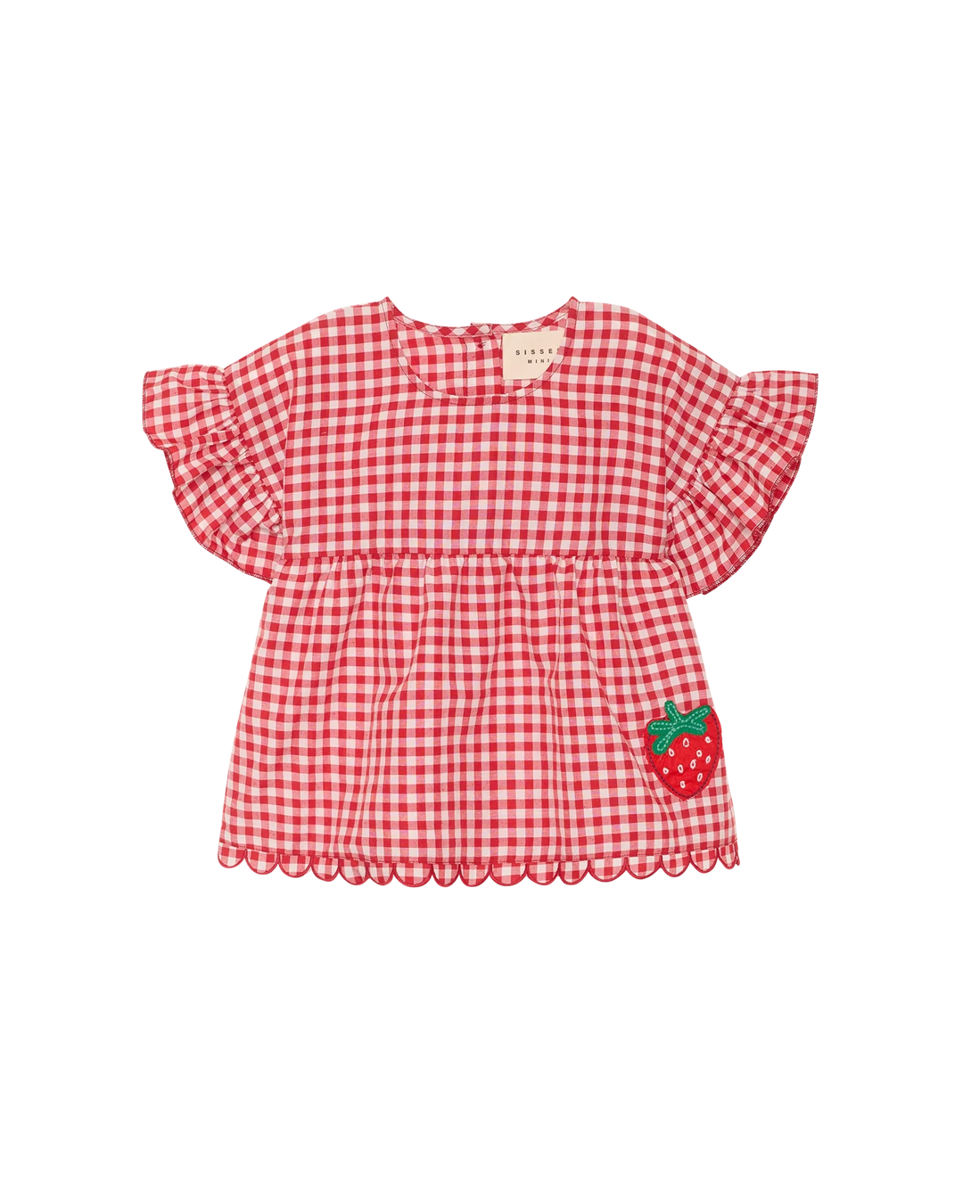 Sissel Edelbo - Charlene mini top - Red Checks
