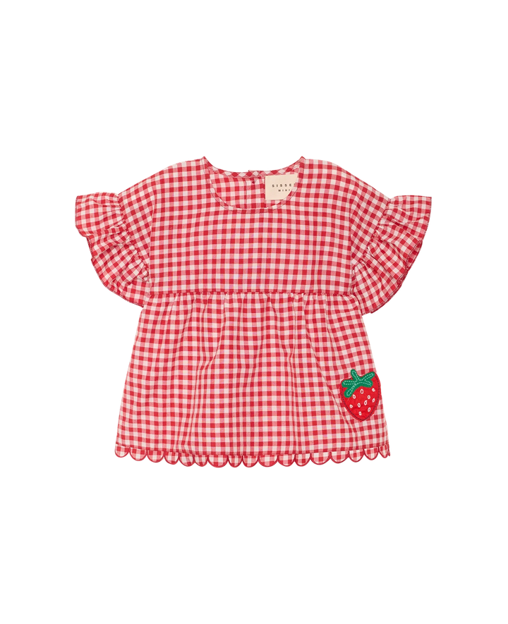 Sissel Edelbo - Charlene mini top - Red Checks