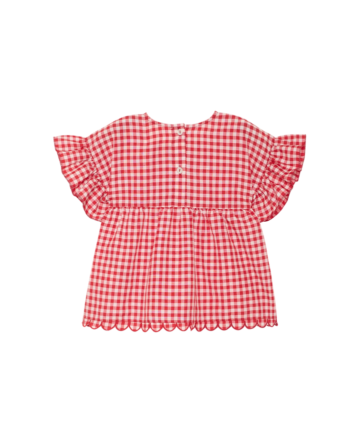 Sissel Edelbo - Charlene mini top - Red Checks