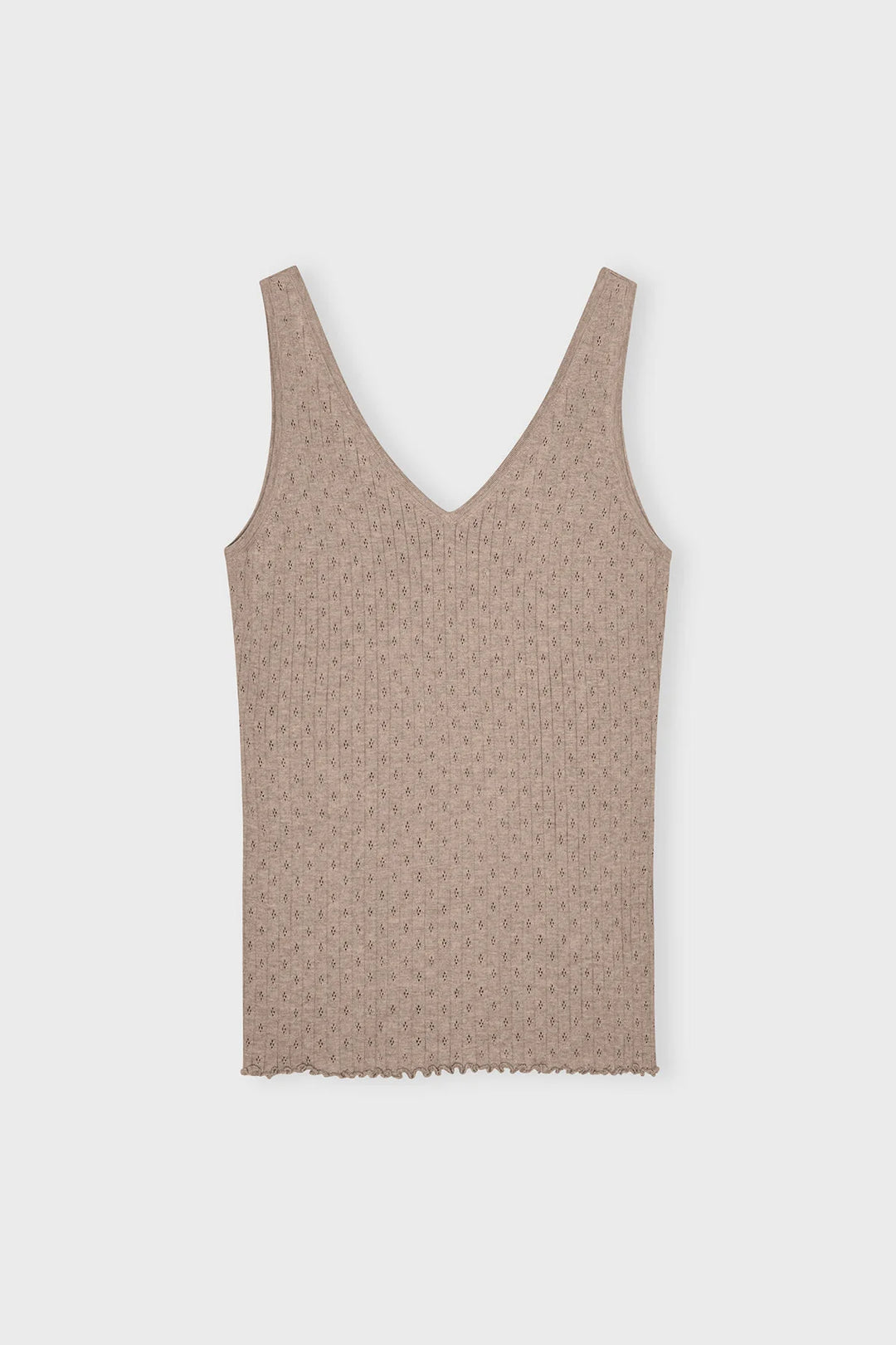 Care By Me - Clara V-Neck Top - Sand