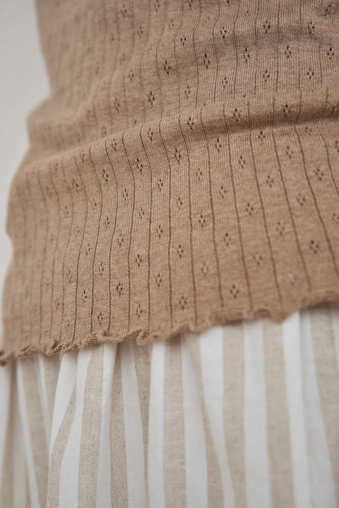 Care By Me - Clara V-Neck Top - Sand