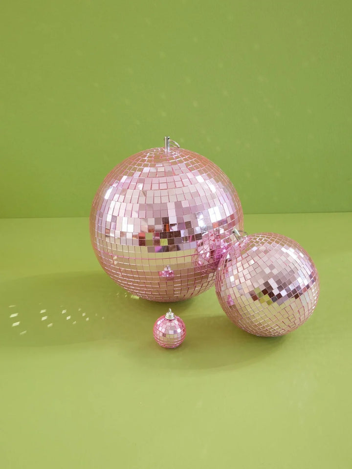 Rice - Discokugle - Pink - Stor