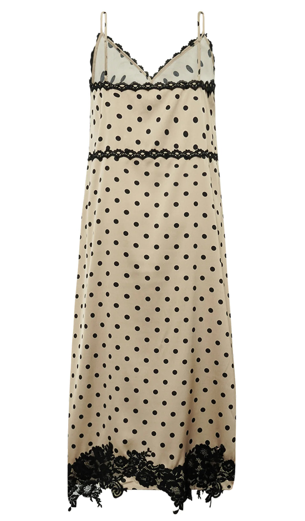 Gossia - Dahlia Mi Kjole - Latte Black Dots