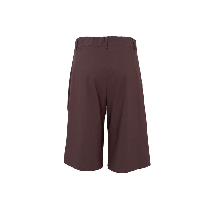 Black Colour - Davina Panel Shorts - Coffee