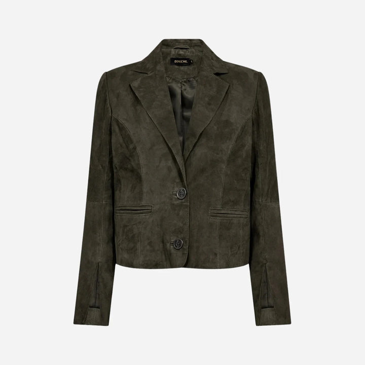 Depeche - Savanna Skindblazer - Dark Khaki