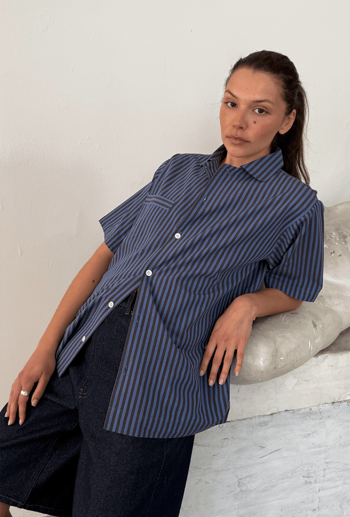 Boii - Camilla Skjorte - Water Stripe