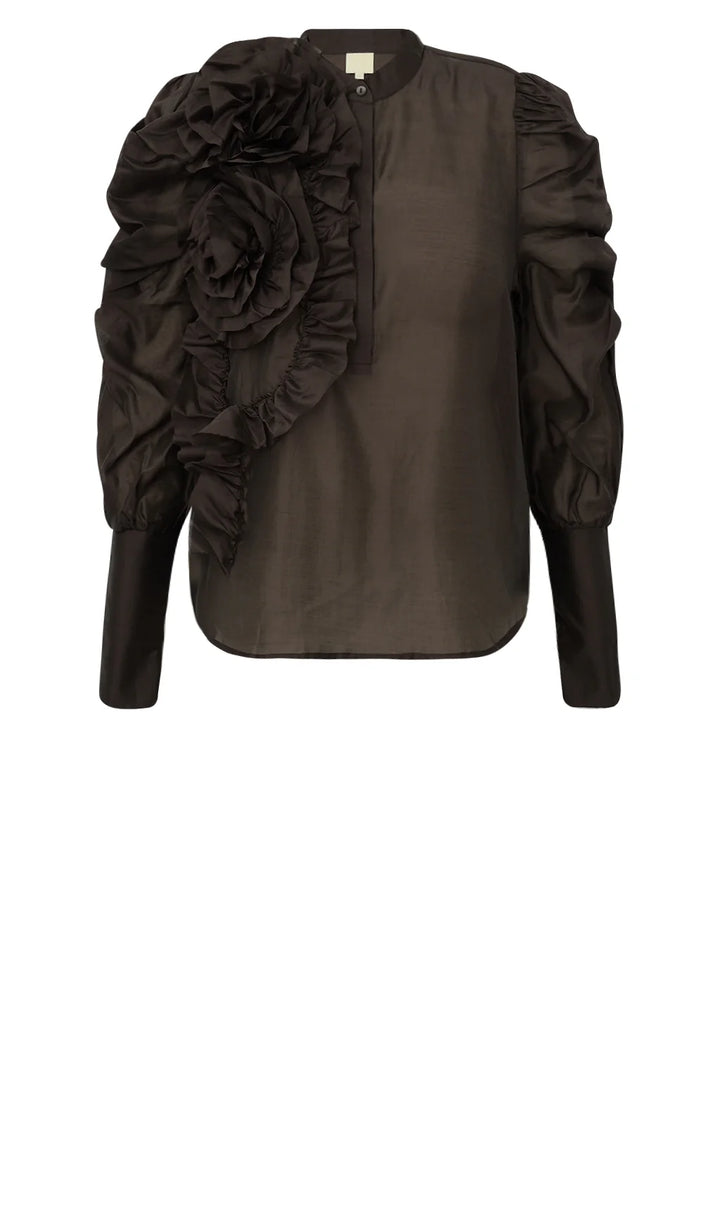 Gossia - Devine Blouse - Coffee