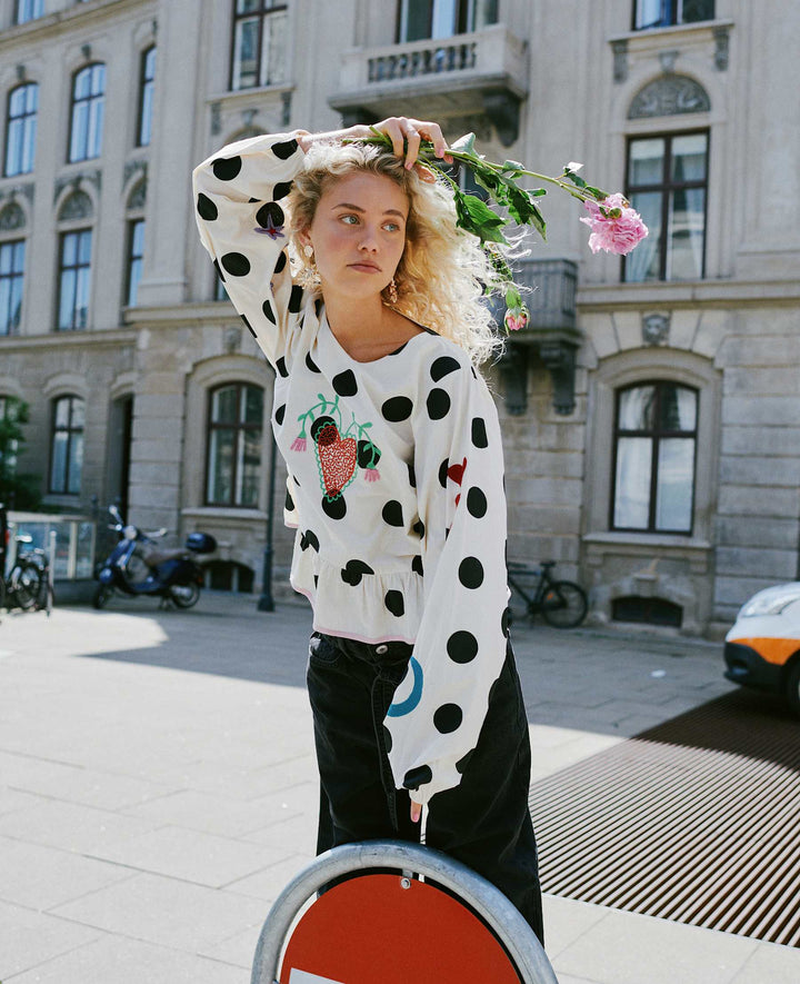 Sissel Edelbo - Diana Top - Black Dot