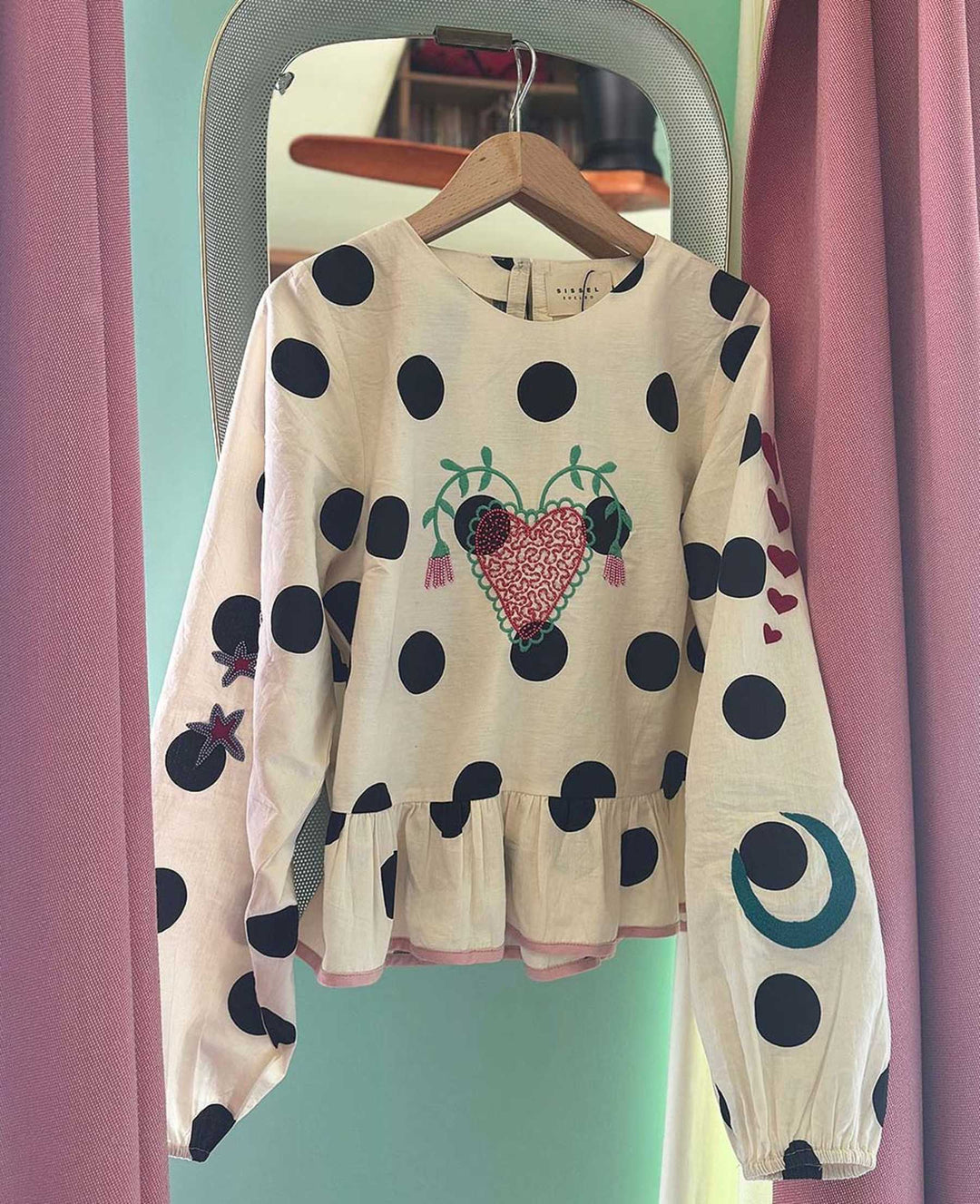 Sissel Edelbo - Diana Top - Black Dot