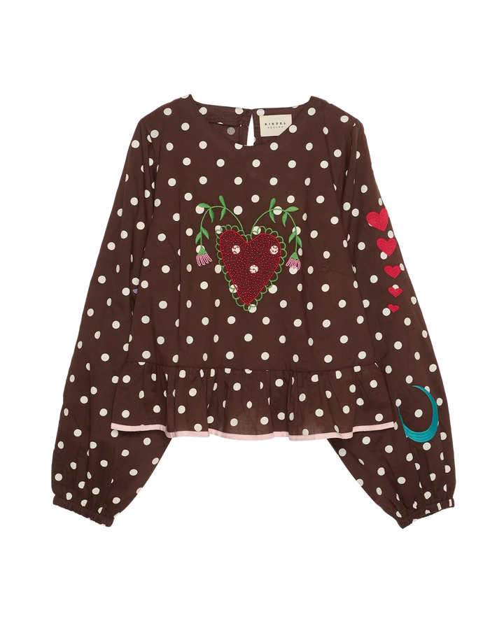 Sissel Edelbo - Diana Top - Brown Dot