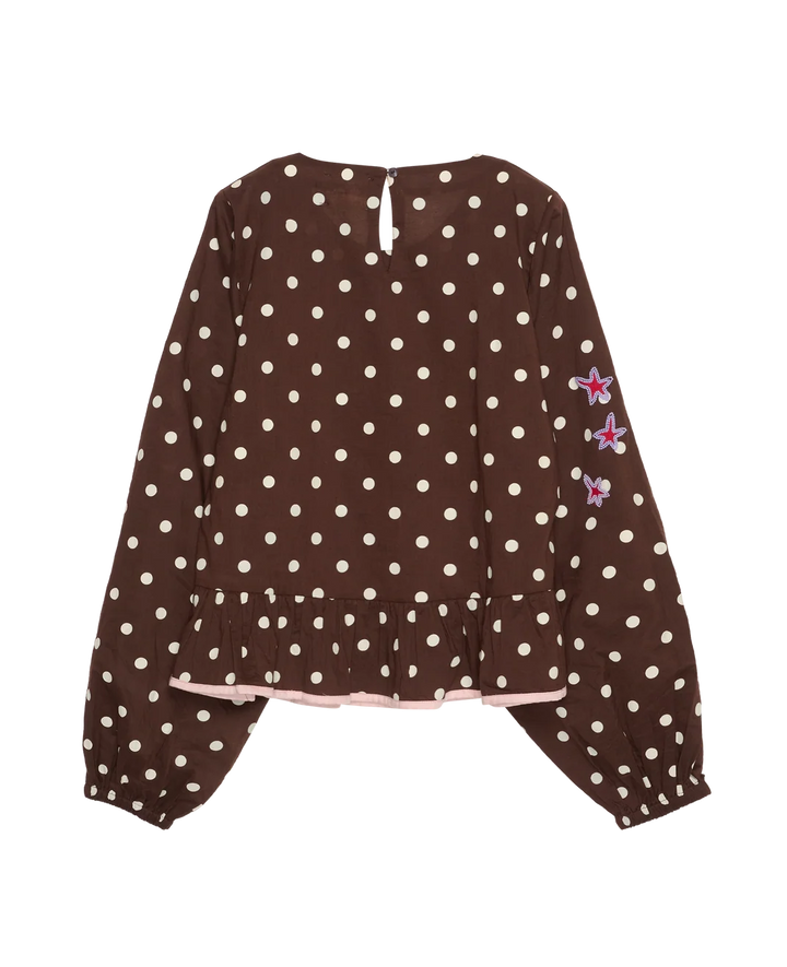 Sissel Edelbo - Diana Top - Brown Dot