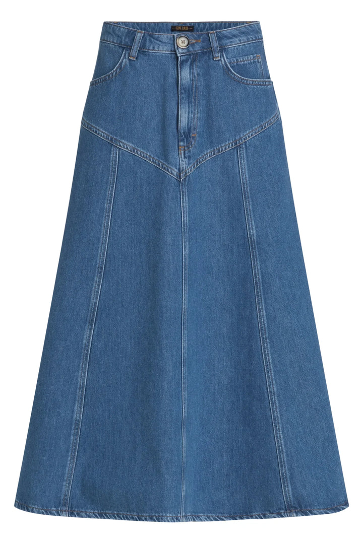 King Louie - Dolly Nederdel Stone Denim - Blue Tint