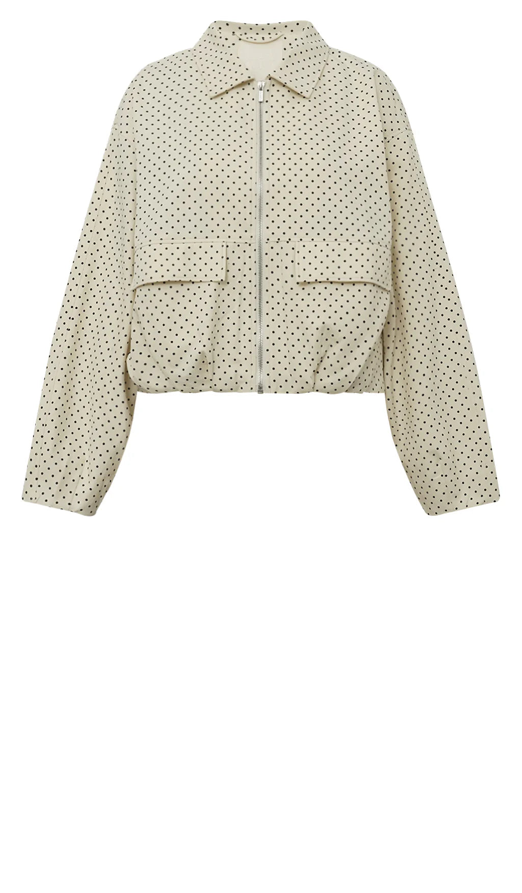 Gossia - Dove Jakke - Creme Black Dots