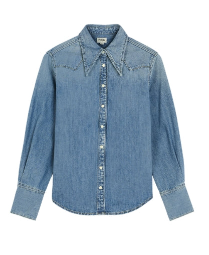 Wrangler - DRAMA COLLAR SHIRT - CLASSIC FADE