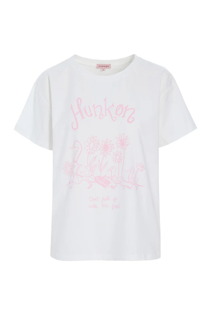 Hunkøn - Duckling T-shirt - Pink Duck
