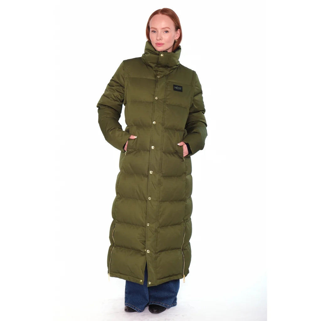 Hest - Edda Down Jacket - Winter Moss