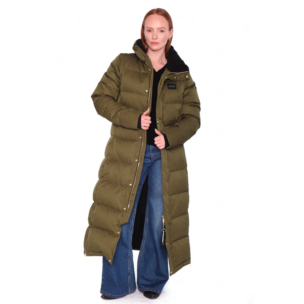 Hest - Edda Down Jacket - Winter Moss