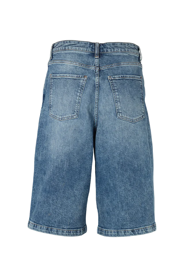 Basic Apparel - Ea Shorts - Stone Washed Denim