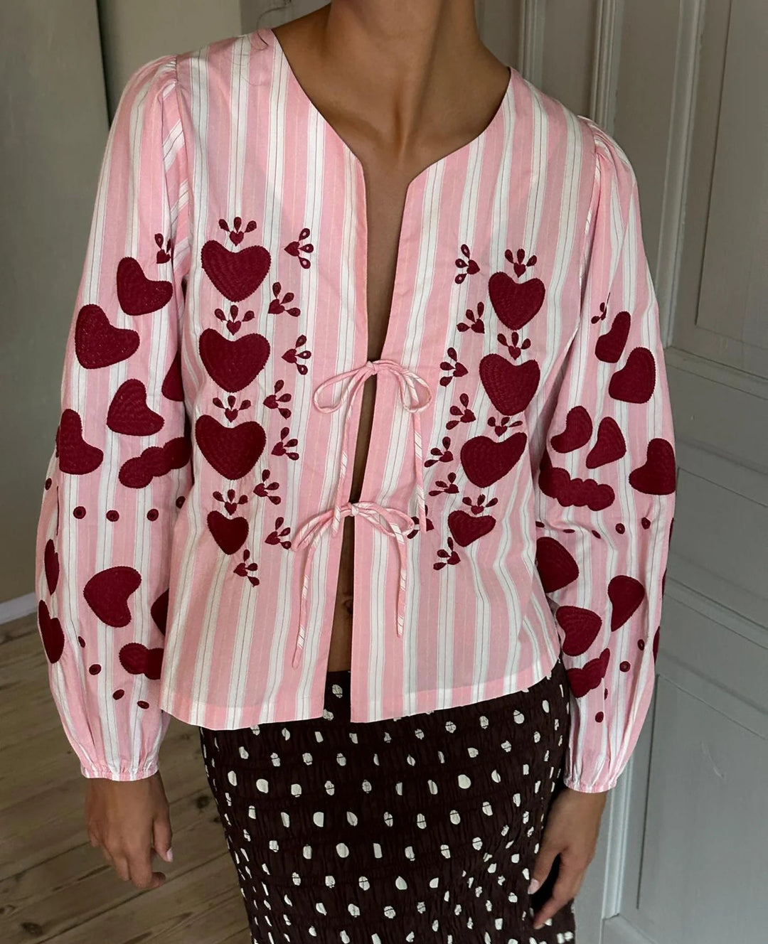 Sissel Edelbo - Elisabeth Top - Rose Stripes